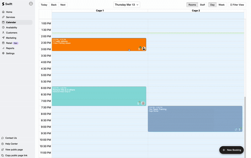 Swift drag-and-drop calendar